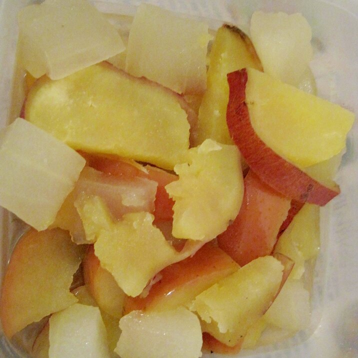 冬瓜とさつま芋とりんごの甘煮
